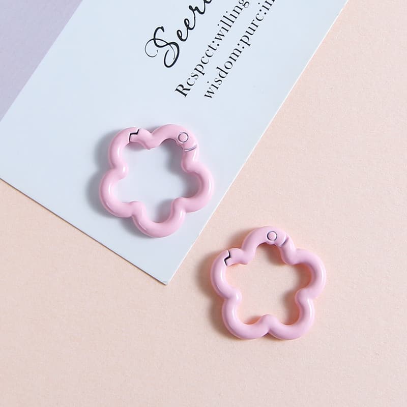 [pink] plum blossom spring buckle