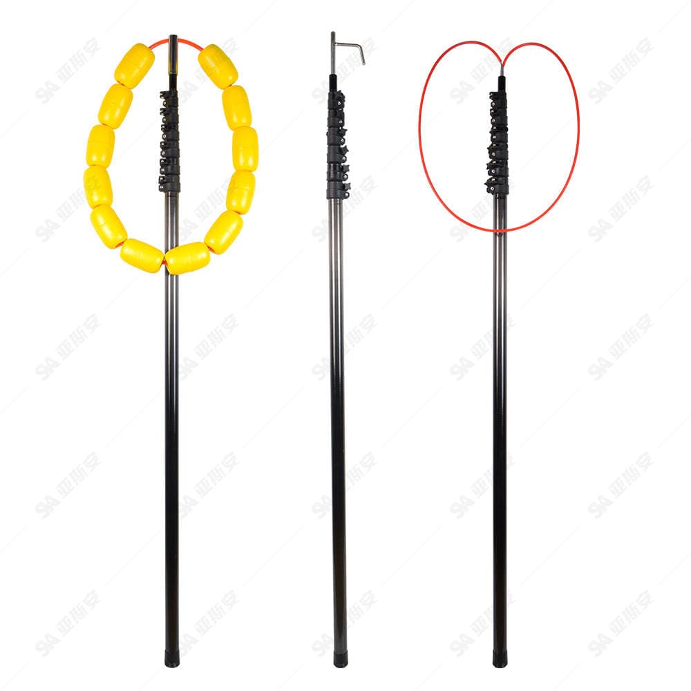 Carbon Fiber Telescopic Life-Saving Pole with Buoyancy Ring, Long-Distance Rescue Hook, Swimming Pool Anti-Drowning Life-Saving Equipment 5