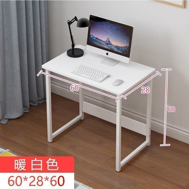 Warm white 60x28 [upgraded h-shaped stand] single table