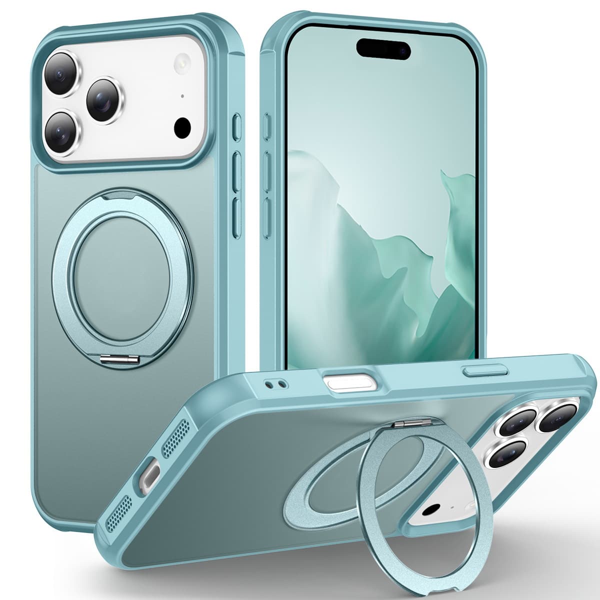 Mint green [360 rotating damping bracket]