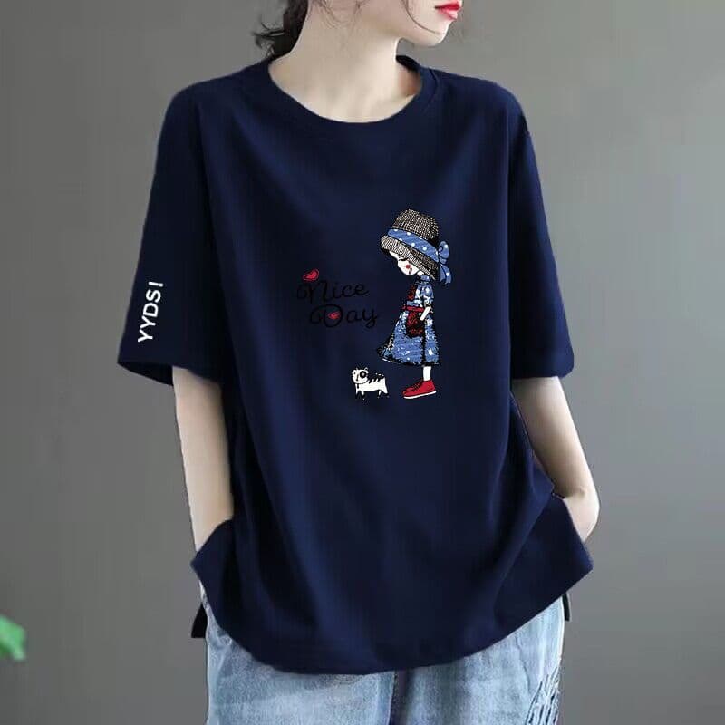50 navy blue [medium] cat girl