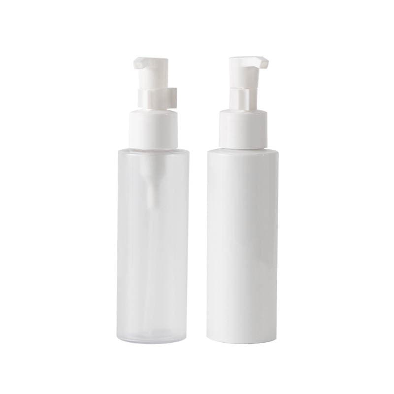 In-Stock White Frosted Plastic Lotion Dispensing Bottle 80/100Ml/120Ml Pump Bottle for Body Lotion and Makeup Remover 5