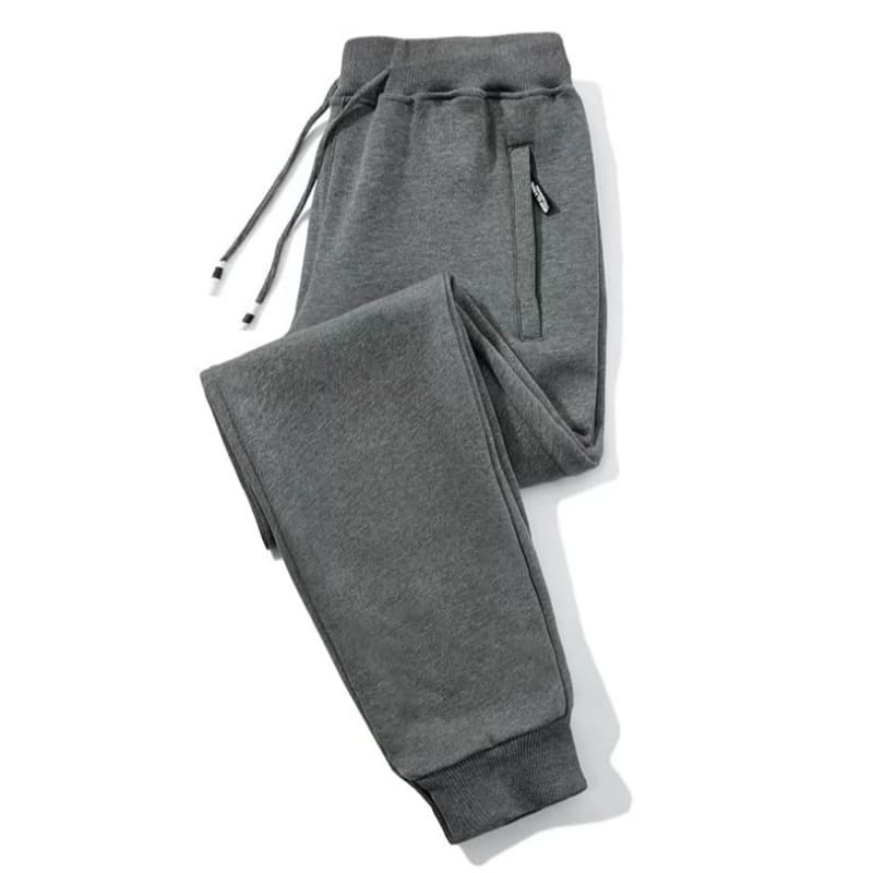Screw-in double zipper regular-dark gray