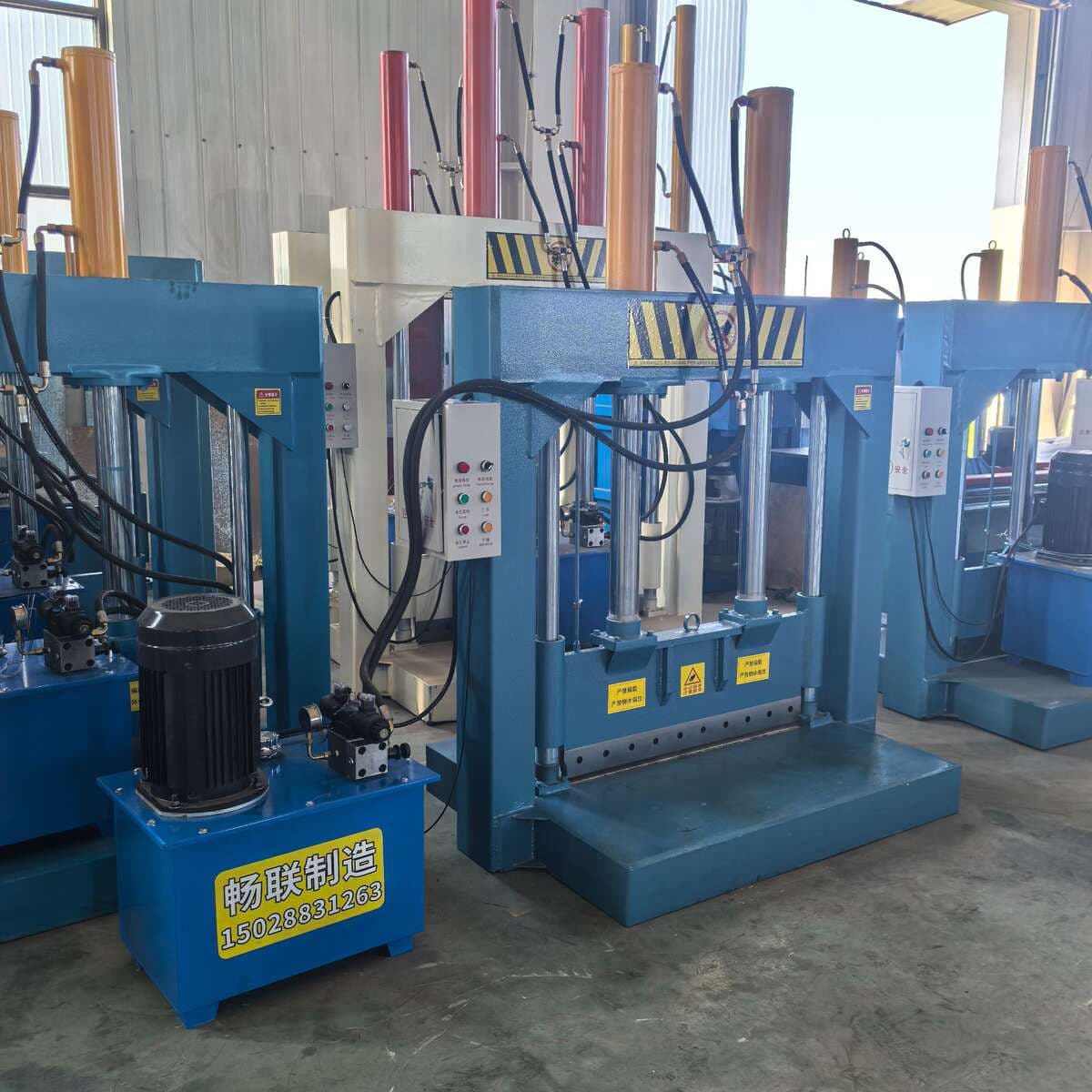Natural Rubber Double-Cylinder Rubber Cutting Machine for Rubber Factory Cutting, Model Changlian 1200, Supplied 4
