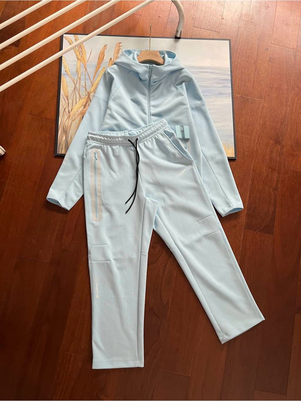 Suit. light blue