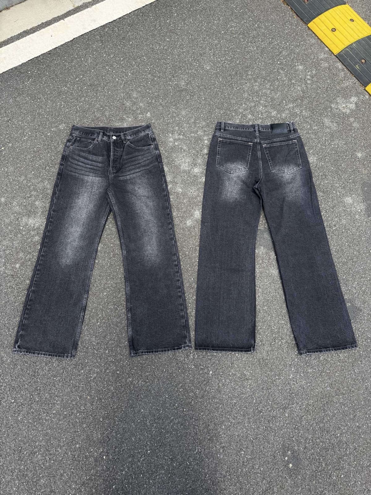 Ac003 - straight leg washed black