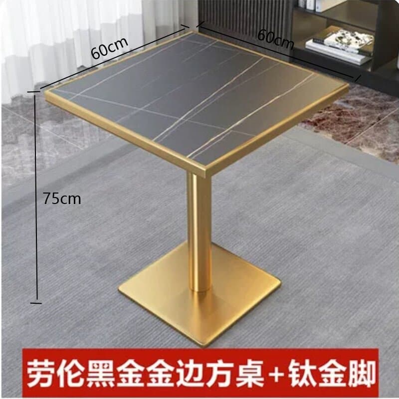 Gold-covered lauren black gold 60 square meters + titanium stainless steel feet