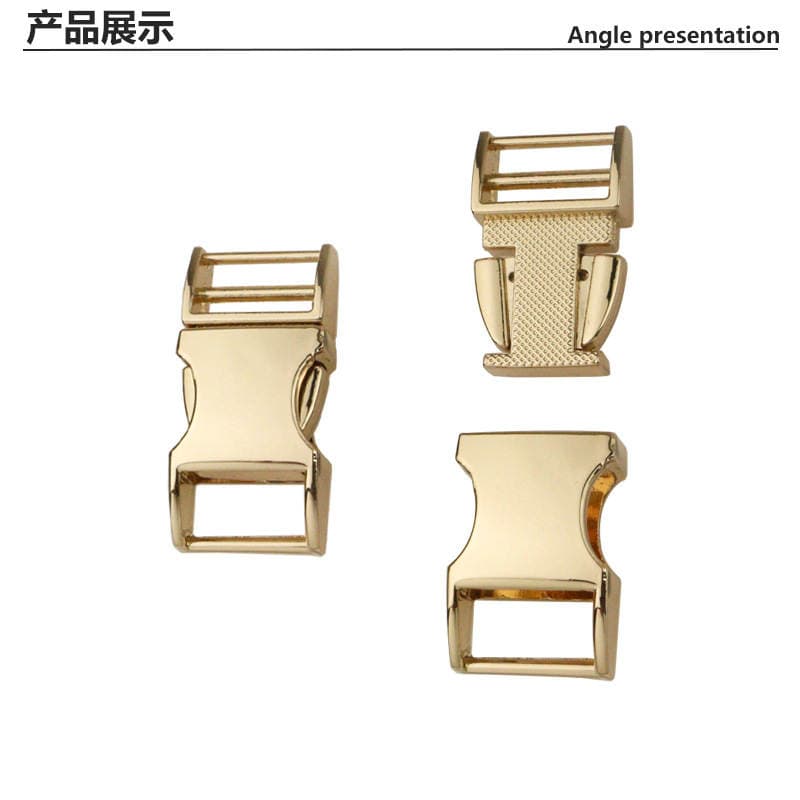 High-grade bag hardware accessories luggage metal buckle bag lock card lock steel lock waist bag lock 4