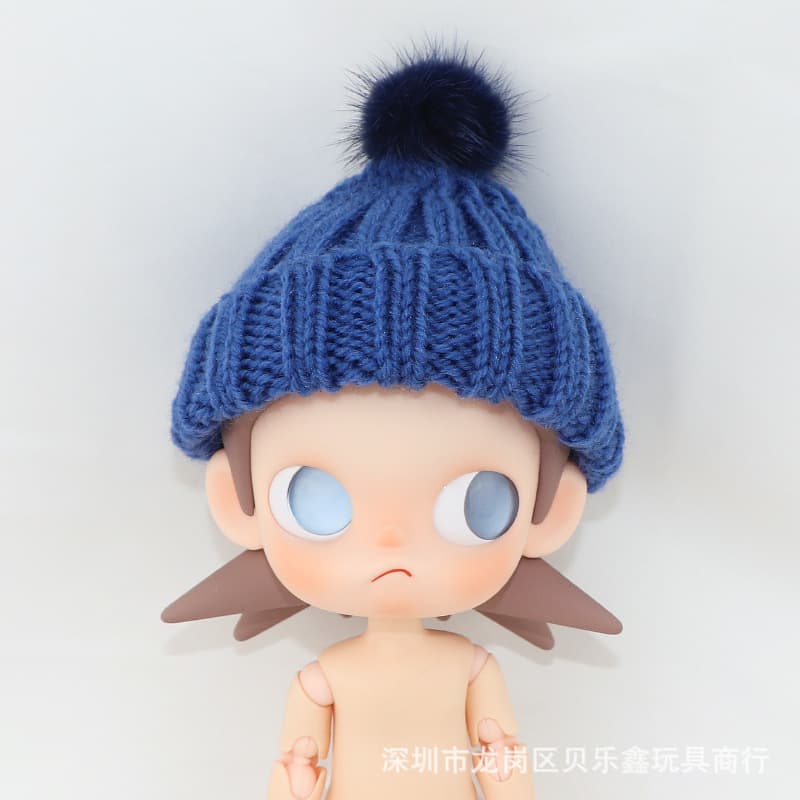 C151 blue fur ball cap (without baby)