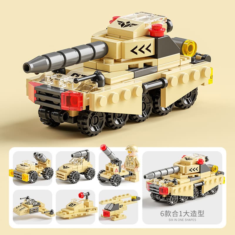 6-in -1 Battlefield Heroes 123pcs