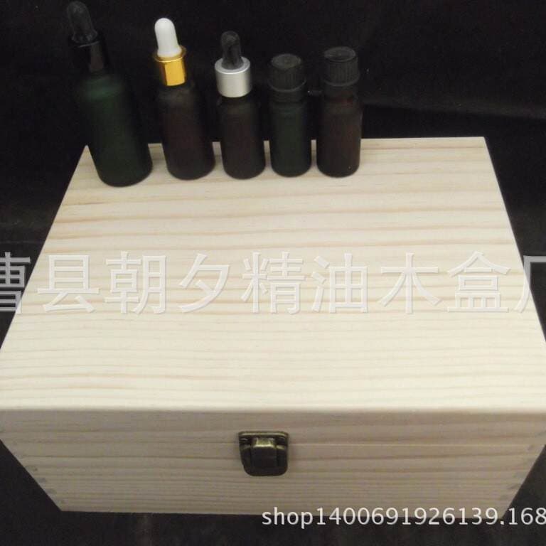 Essential oil storage box loose solid wooden 38 grid essential oil bottle packing finishing wooden box factory in stock wholesale source factory 4