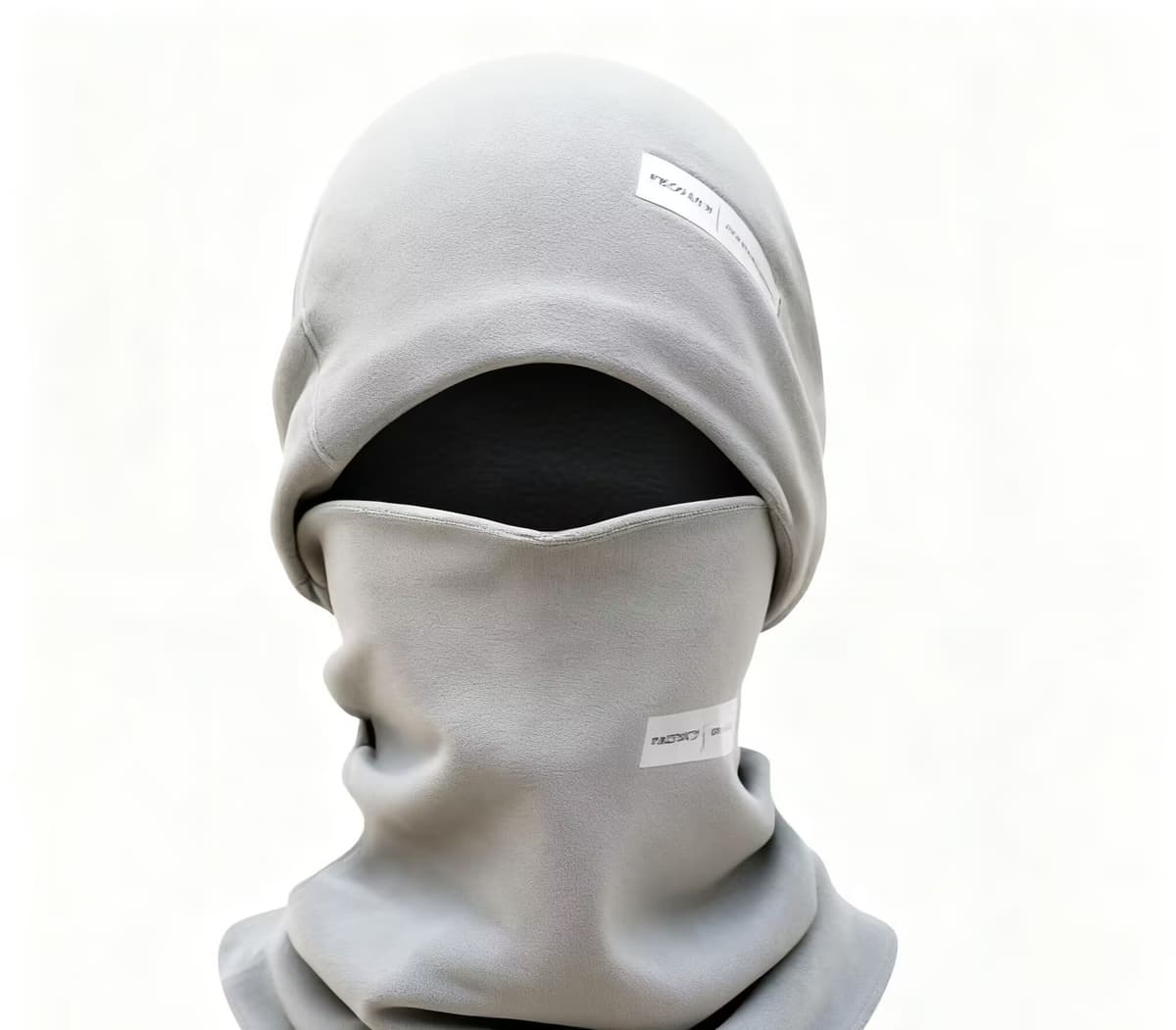 Hat + scarf set [light gray]