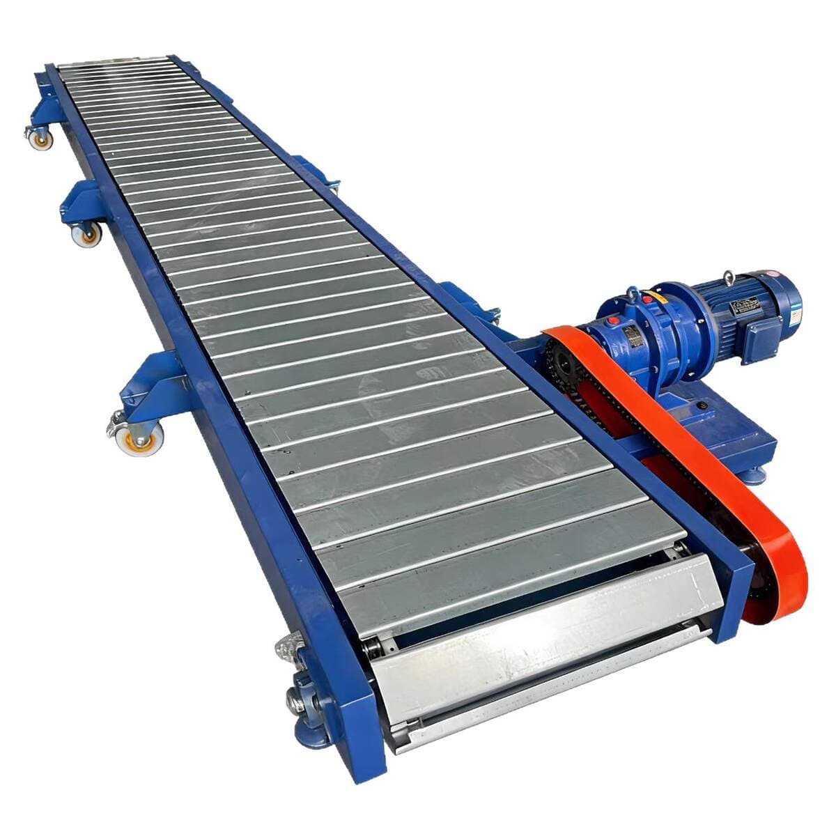 Stainless Steel Chain Plate Conveyor Heavy-Duty Chain Plate Conveyor Belt Ton Bag Conveyor Belt Channel Steel Chain Plate Conveyor Belt 5