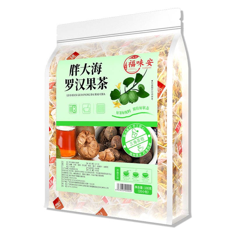 Pang Da Hai Luo Han Guo Snow Pear Tea with Honeysuckle, Chrysanthemum, Loquat, and Tangerine Peel Combination for Autumn and Winter 5