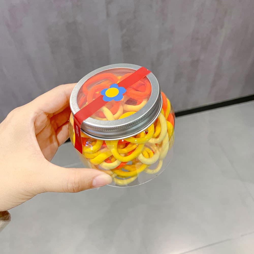 [canned with aluminum lid] 100 pieces in yellow color [about 3cm]