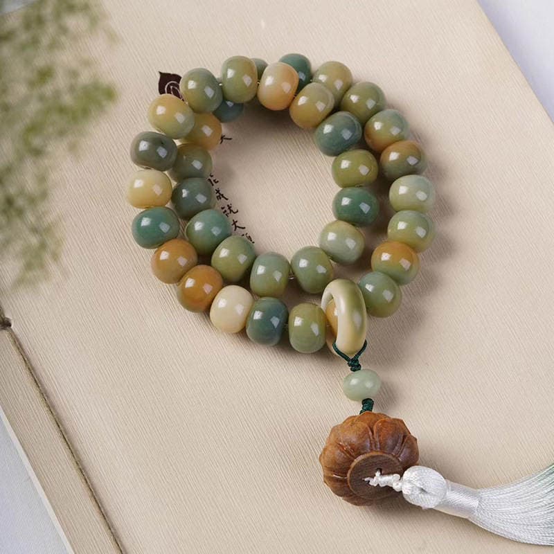 Qingmang Bodhi Apple Beads DIY Lian Yun Handheld Specifications 10 × 13 Decorative Bracelets for Men and Women Beads Factory Wholesale 3
