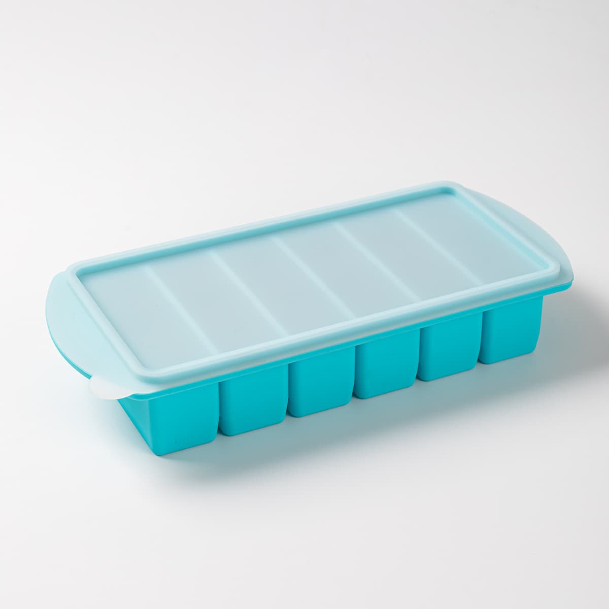 6-compartment new large ice cube tray - blue