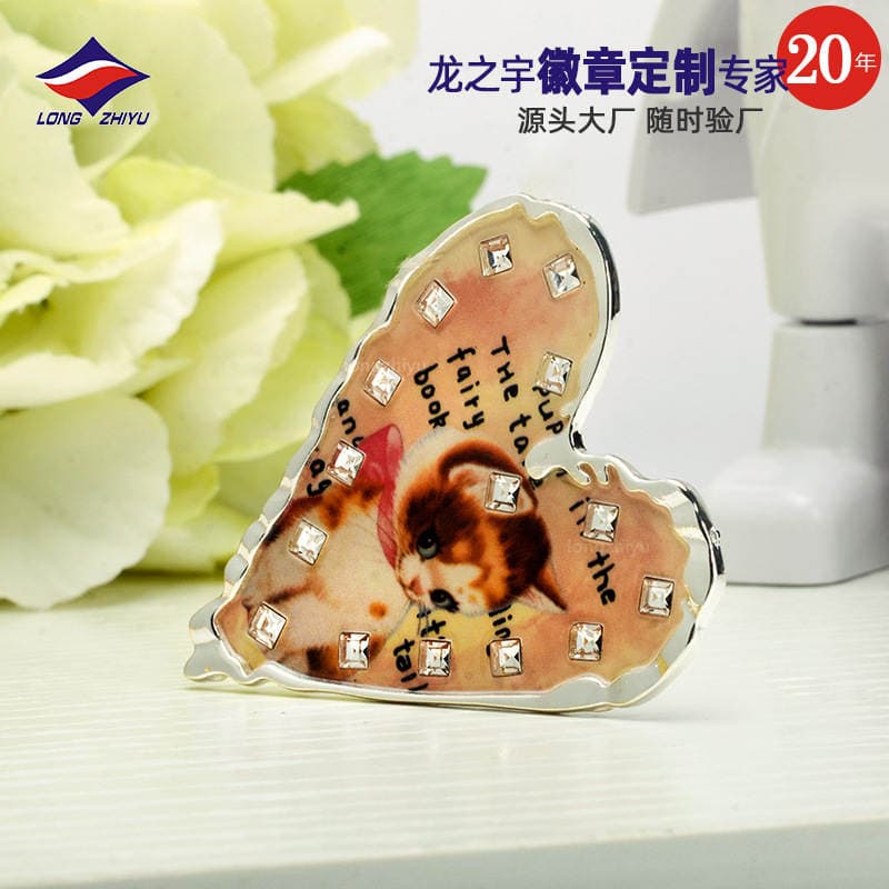 Longzhiyu, a 20-Year Manufacturer, Specializes in Custom-Made Metal Badges and Brooches with Uv Printing, Corporate Logos, and Direct Factory Sales 3
