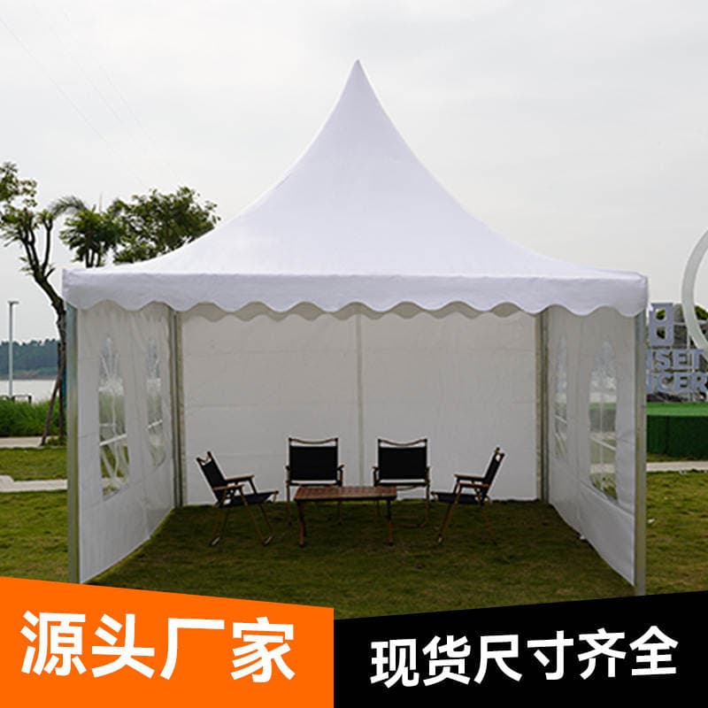 Fərdi sifarişli, çöl üçün alüminium ərintisi uclu tent (banket, sərgi, toy üçün). 1
