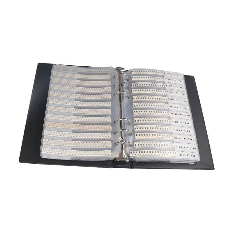 0402 SMD resistor book 0603 capacitor book 0805 components complete collection 0402 electronic components sample book 1206 2