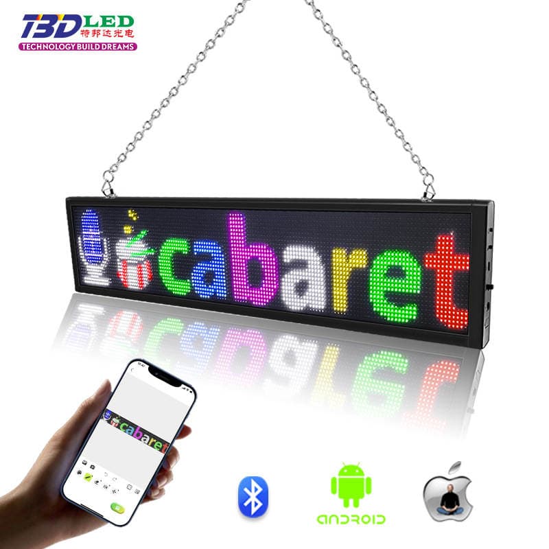 Cross-Border New Led Car Screen Mobile Phone Large Screen Modified Suction Cup Led Moving Word Car Rear Window Display 2