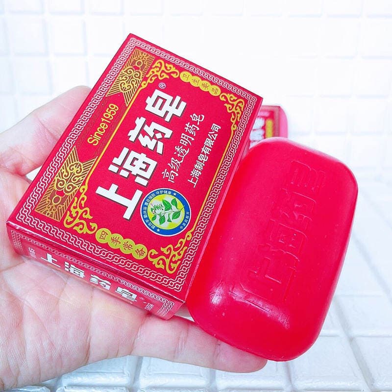 The whole box of 72 postage Shanghai transparent soap 130g hand washing soap bath soap laundry body available 3