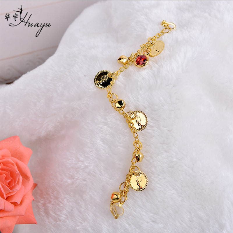 Huayu Dance Jewelry Indian Stage Performance Nose Chain Belly Dance Performance Jewelry Nose Ring Hanging Coin Nose Clip 3
