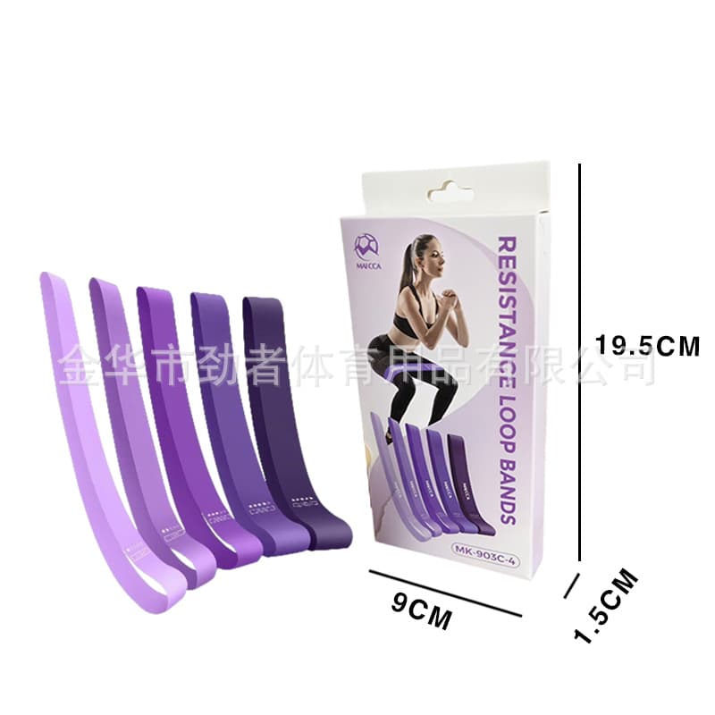 Gradient purple 5 color ribbon color box