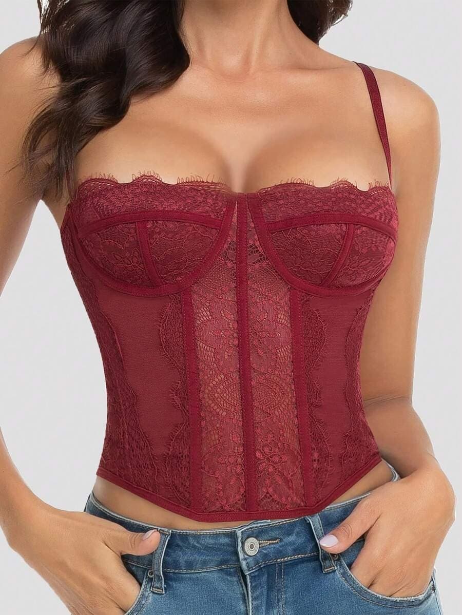 Burgundy [with steel ring and no breast pad]