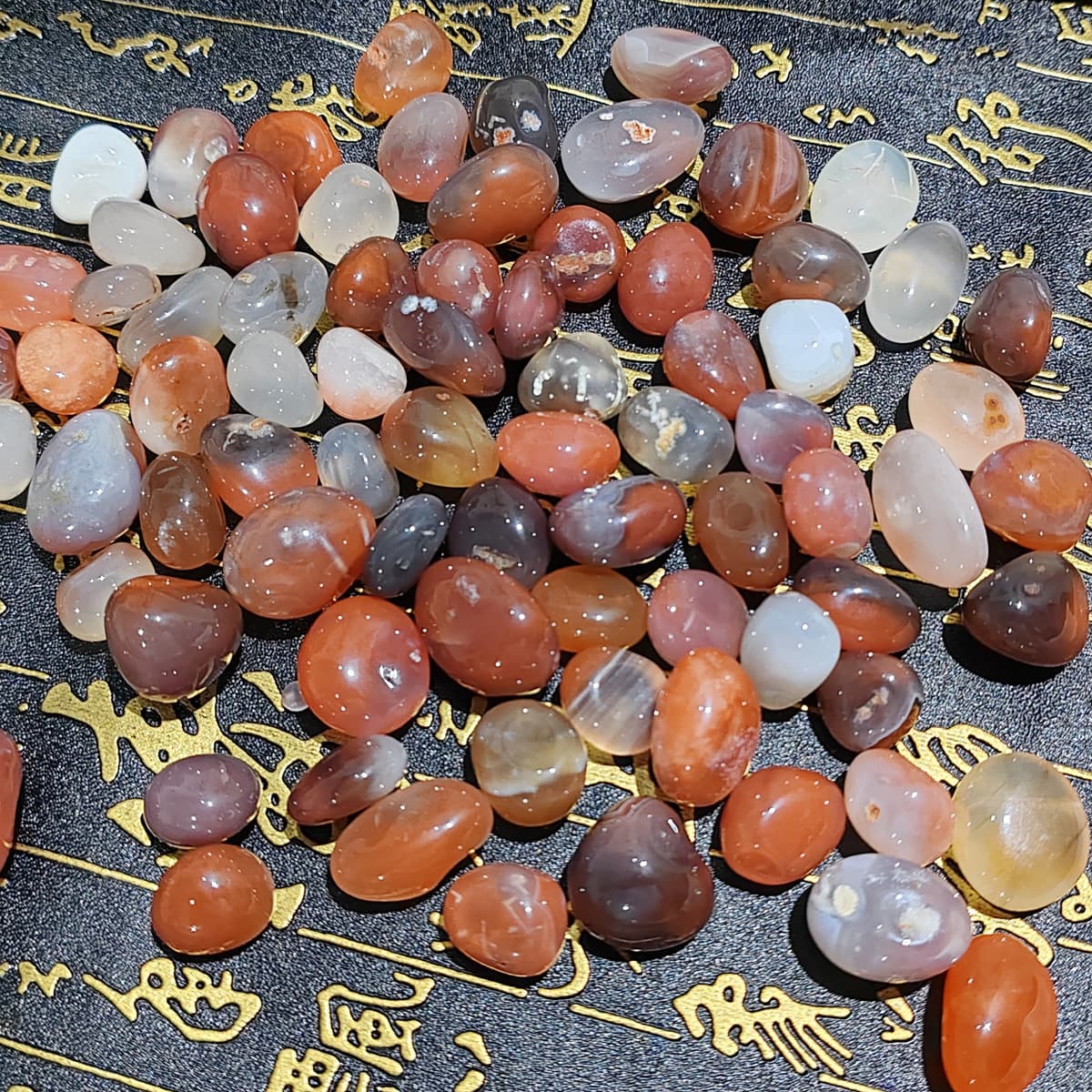 Non-red agate [2-3cm] (100g)
