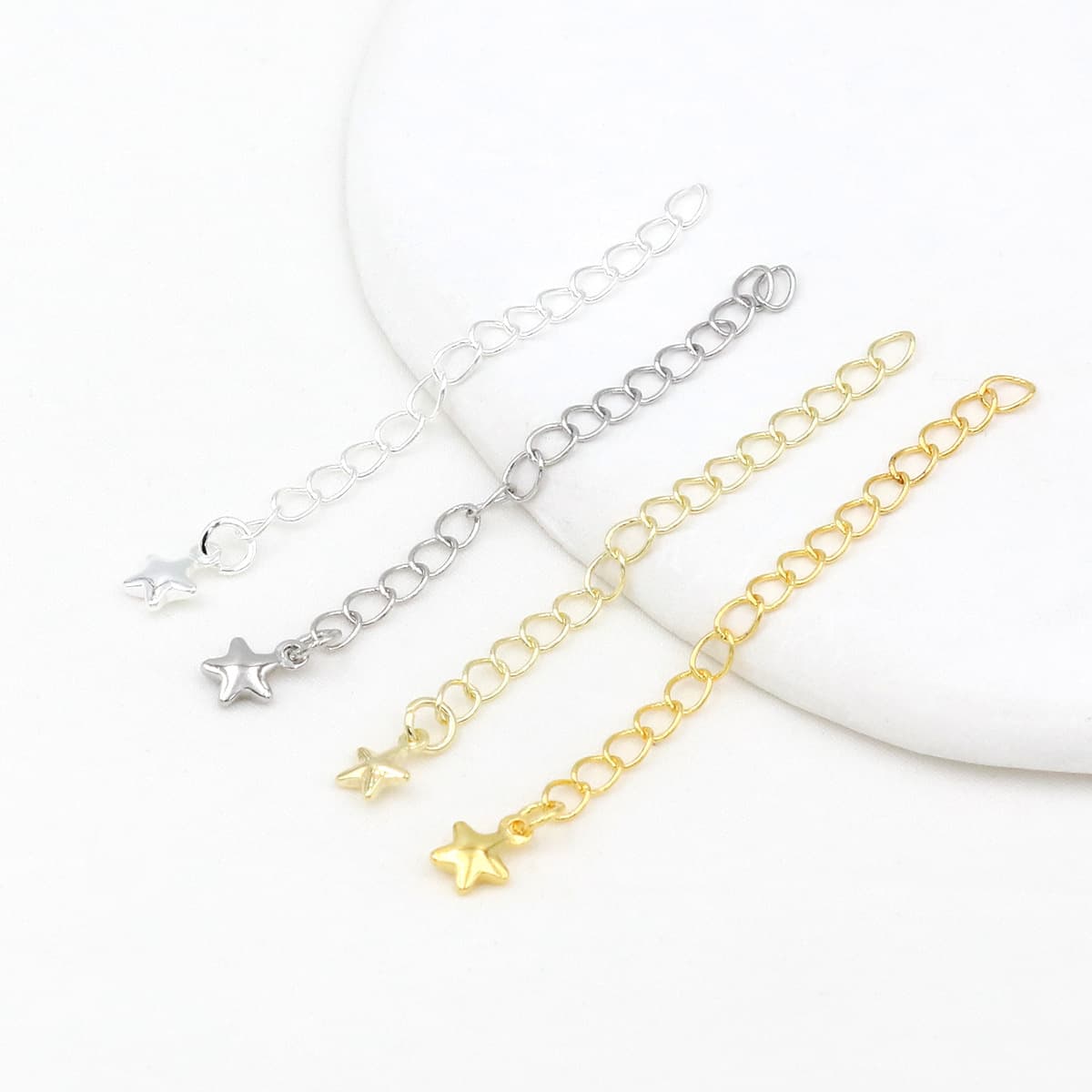 Style 10 three-dimensional five-pointed star extended chain