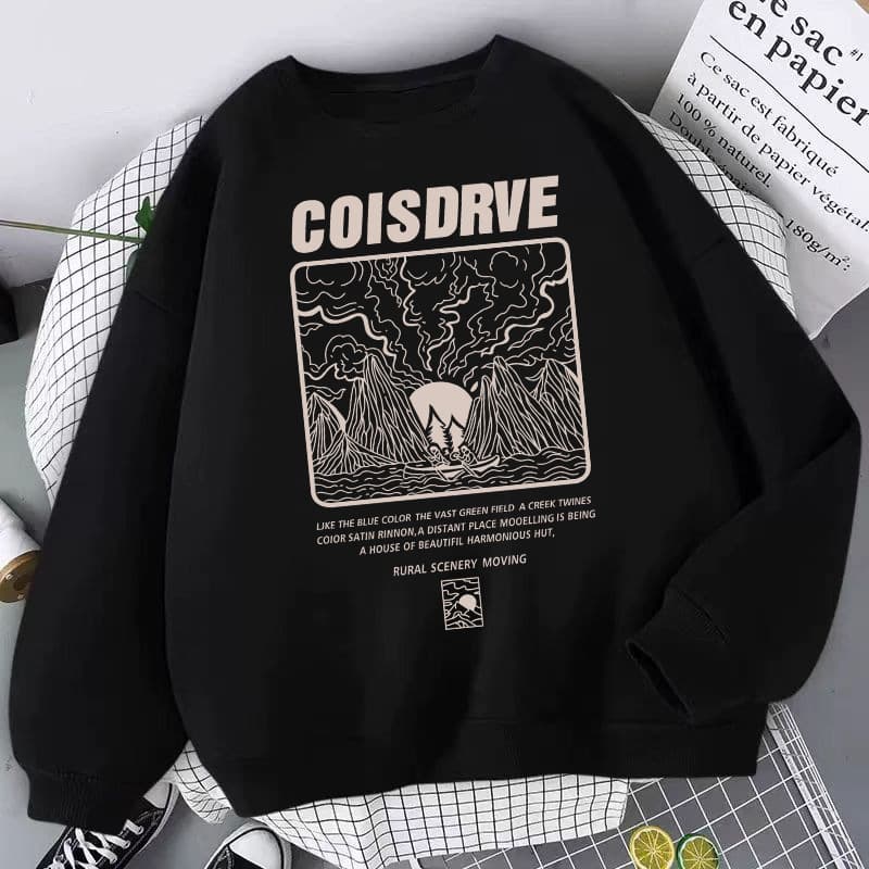 Sweatshirt Black COISDRVE Sun Down