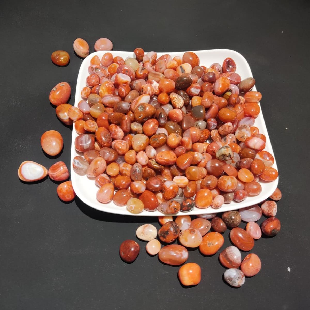 Southern red agate [0.5-1cm] (100g)