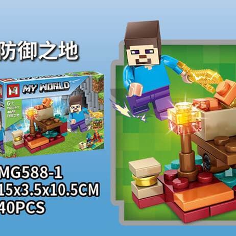 Minecraft, Ai Shanhaijing, Nezha Universe Hero 8-i-1 konstruktor: Uşaqlar üçün təhsil oyuncağı. 2