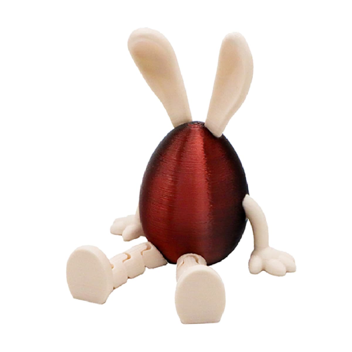Rabbit ear eggs—black and red