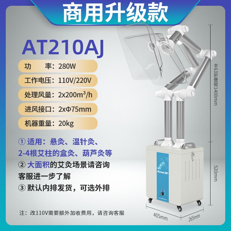 At210aj single port (folding arm + large square cover)