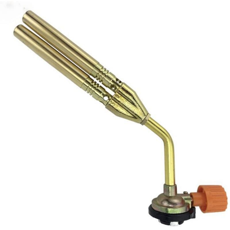 Double-tube spray gun