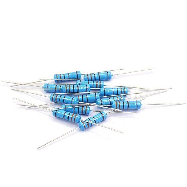 2W Metal Film Resistor Element 1% Color Ring 22 Ohm 1K 10K 4.7K100K200K 1m2 Ohm 120 Ohm
