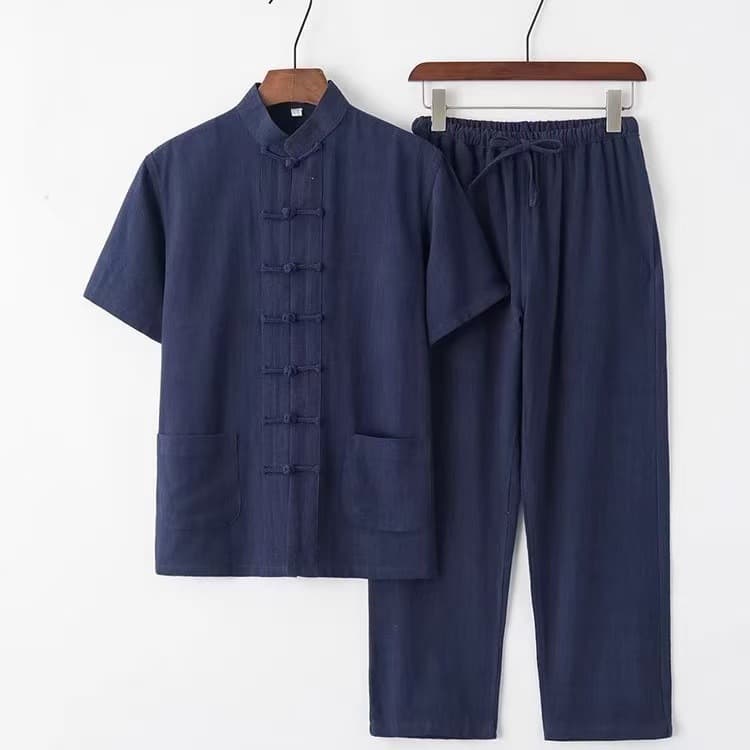 Short sleeve navy blue