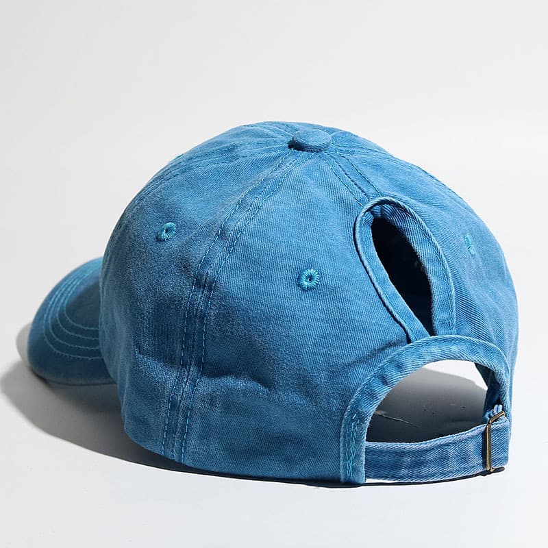 Washed horsetail cap/Lake Blue
