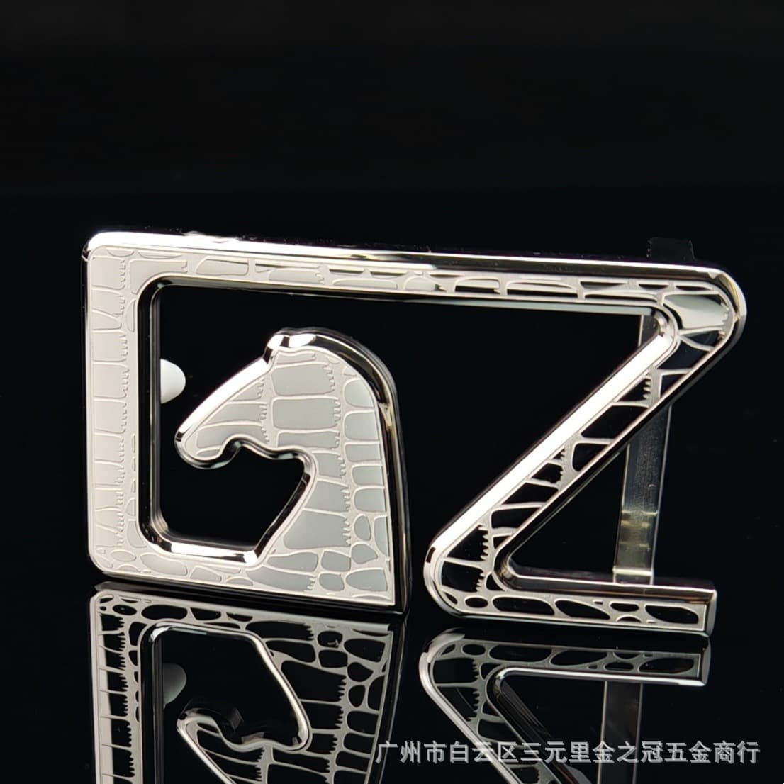 3.8 smooth buckle steel color buckle (non-fading)