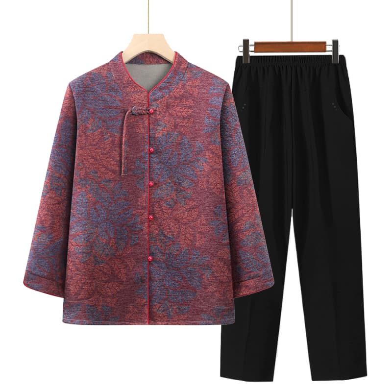 Purple + spring and autumn pants
