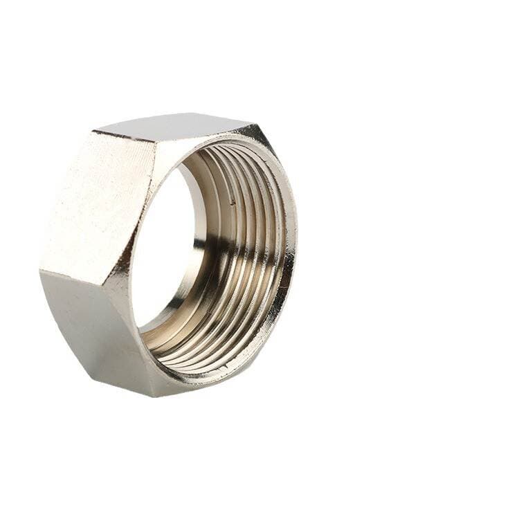 Stainless steel bellows nut 4 points 6 points 1 inch nut 304 stainless steel corrugated hose gas pipe copper joint 5