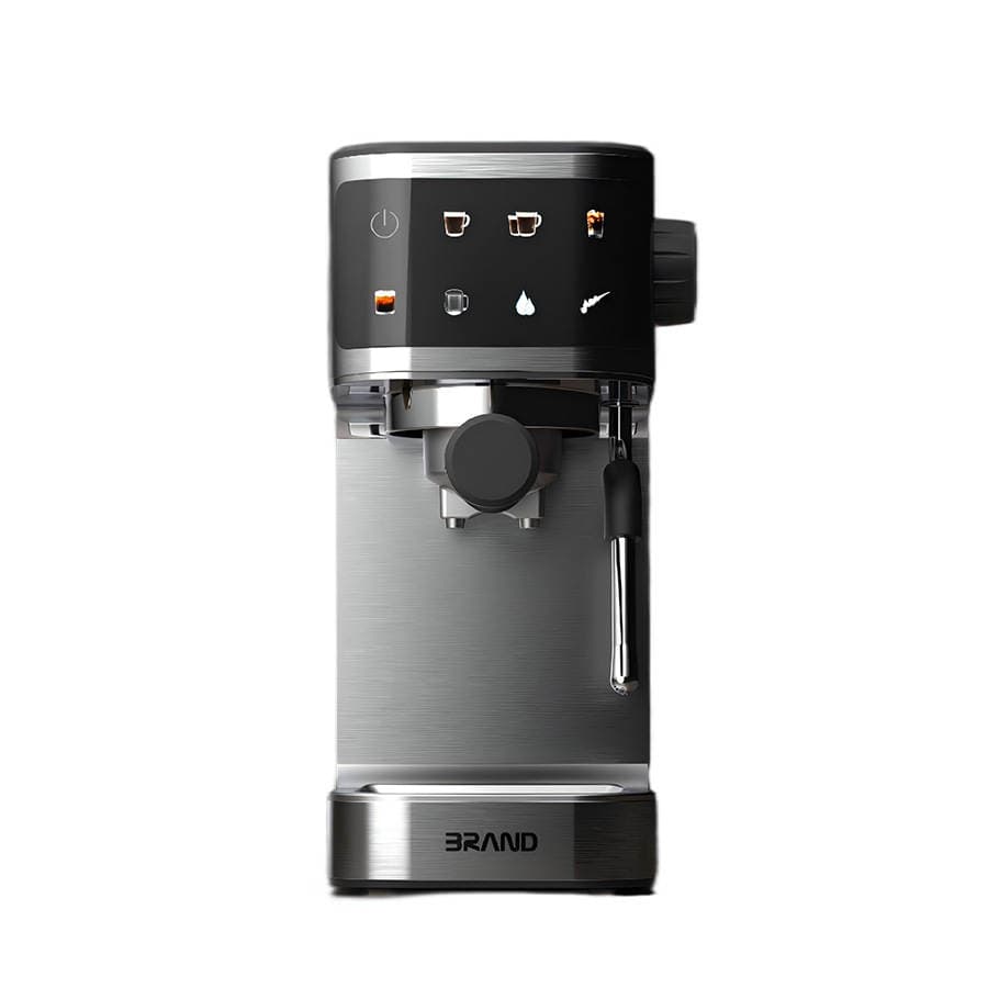 Klassik İtalyan espresso qəhvə maşını, sensor ekranlı, ev və ofis üçün 5