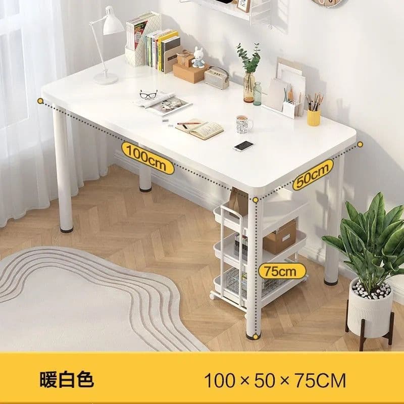 Quick disassembly and installation of white training table 100*50