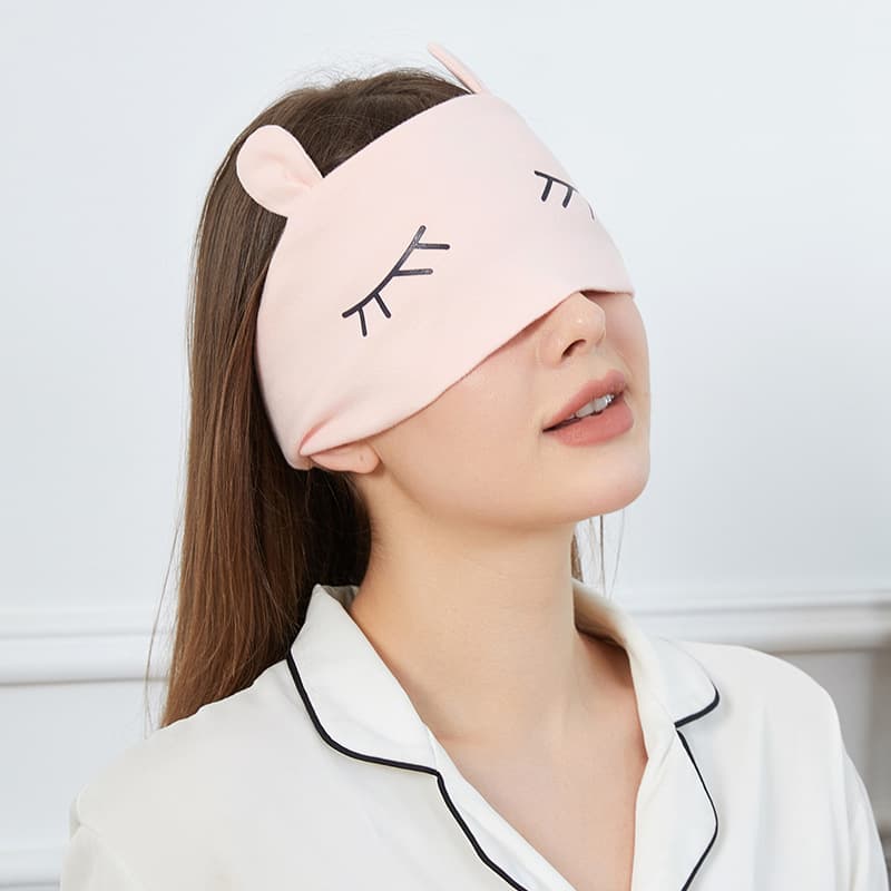Thin material ear turban squinting powder