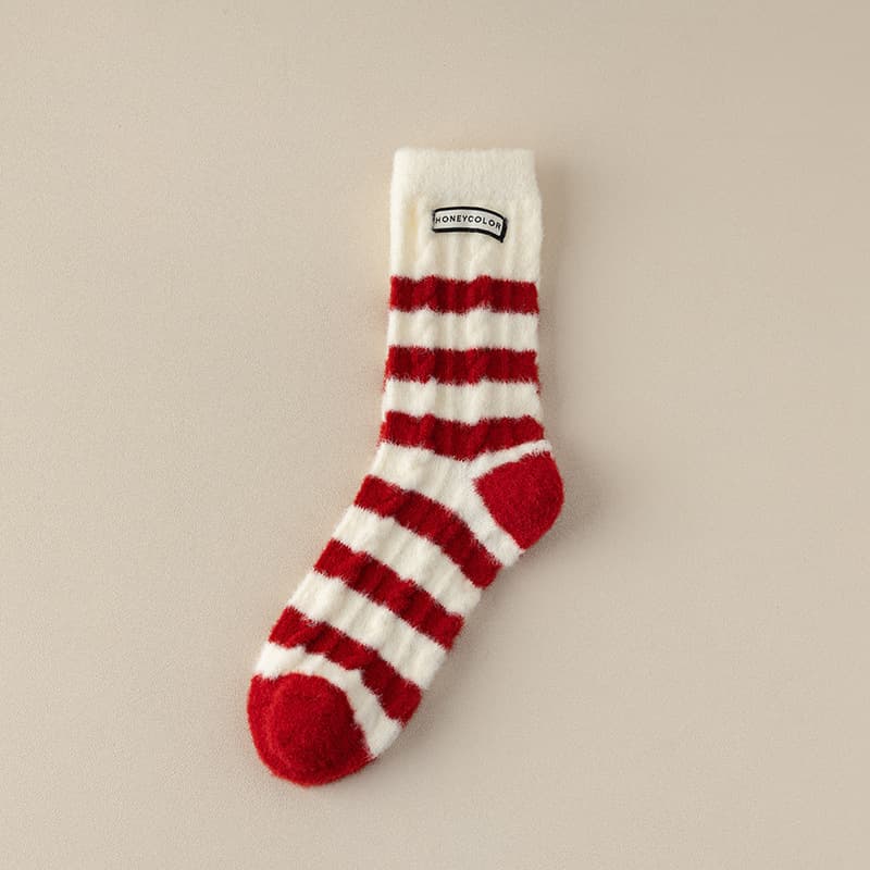 Striped cloth label