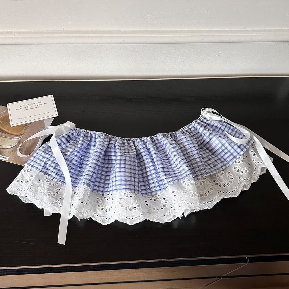 Blue plaid