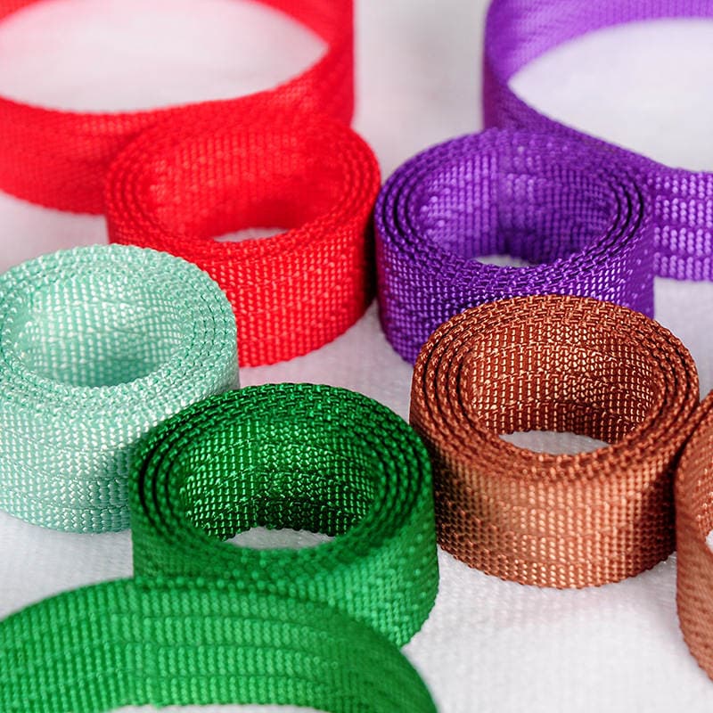 Nylon four-pit pattern webbing bag shoelace garment accessories silk packaging cake gift box decorative ribbon production 4