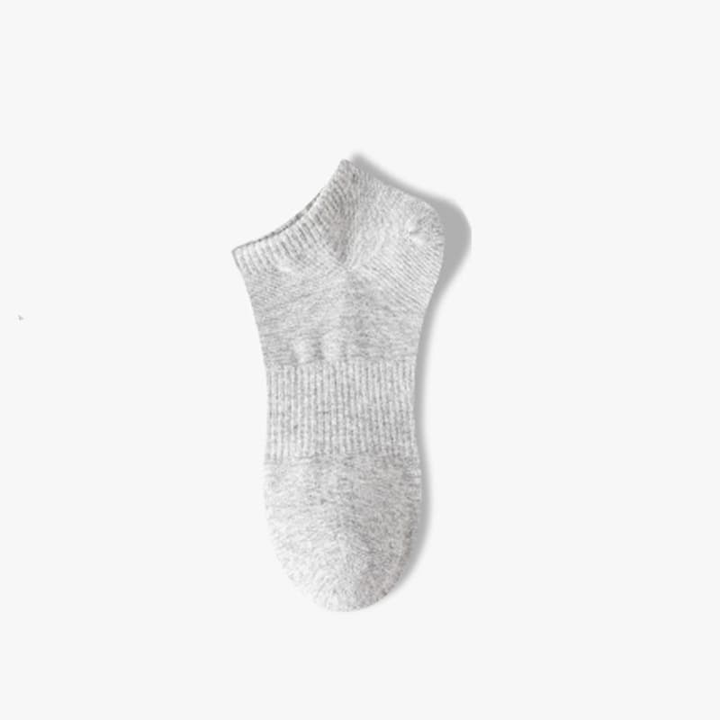 Gray crew socks